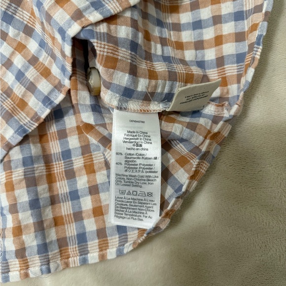 Madewell Plaid/Gingham Top - Picture 4 of 4